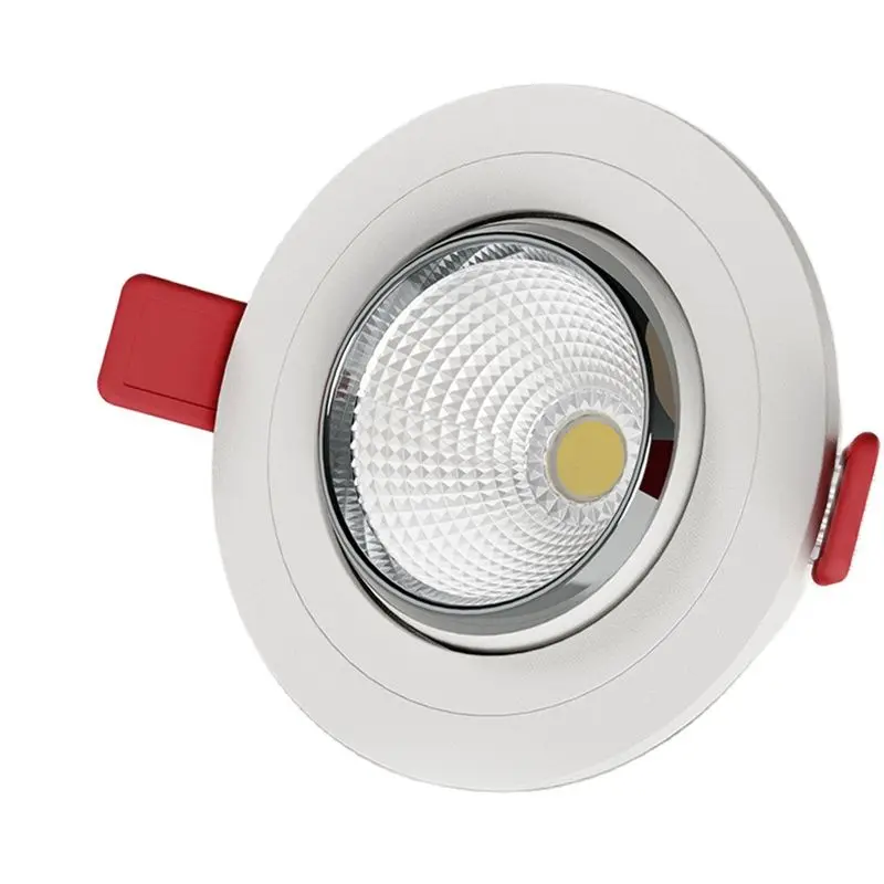 

Round Dimmable led downlight 9W 12W cob LED spotlight ac90-260V ceiling lamp recessed downlights square led panel light