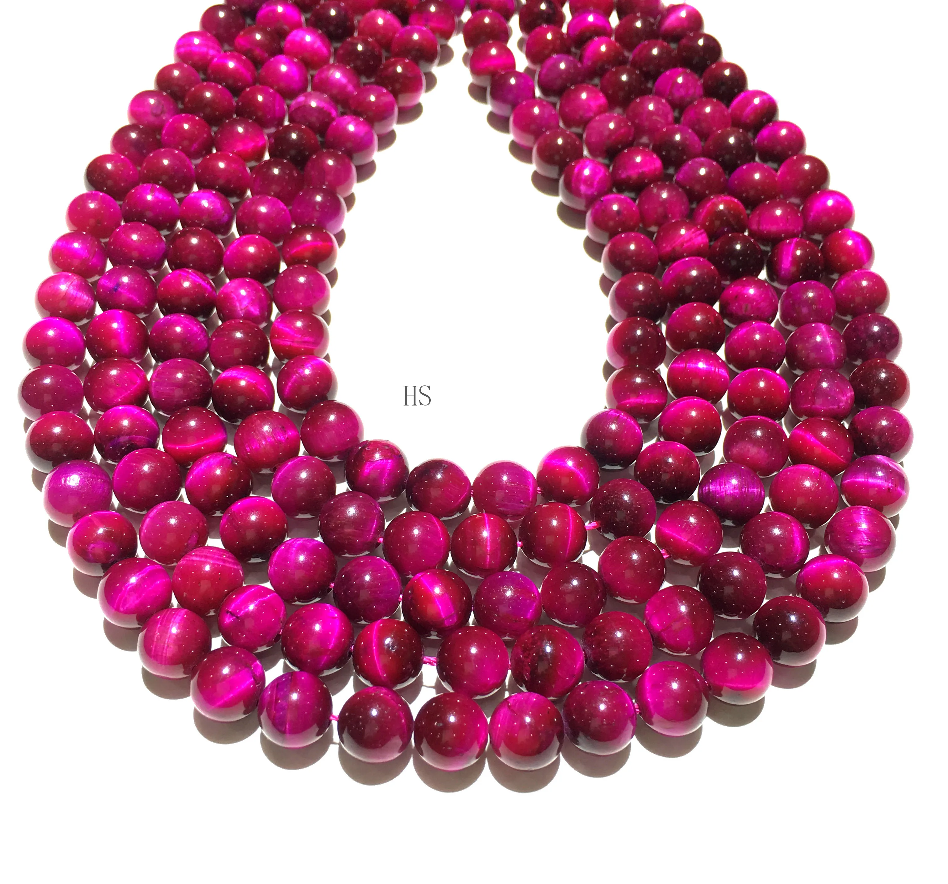 Бесплатная доставка тигровый глаз из натурального розового камня круглые бусины