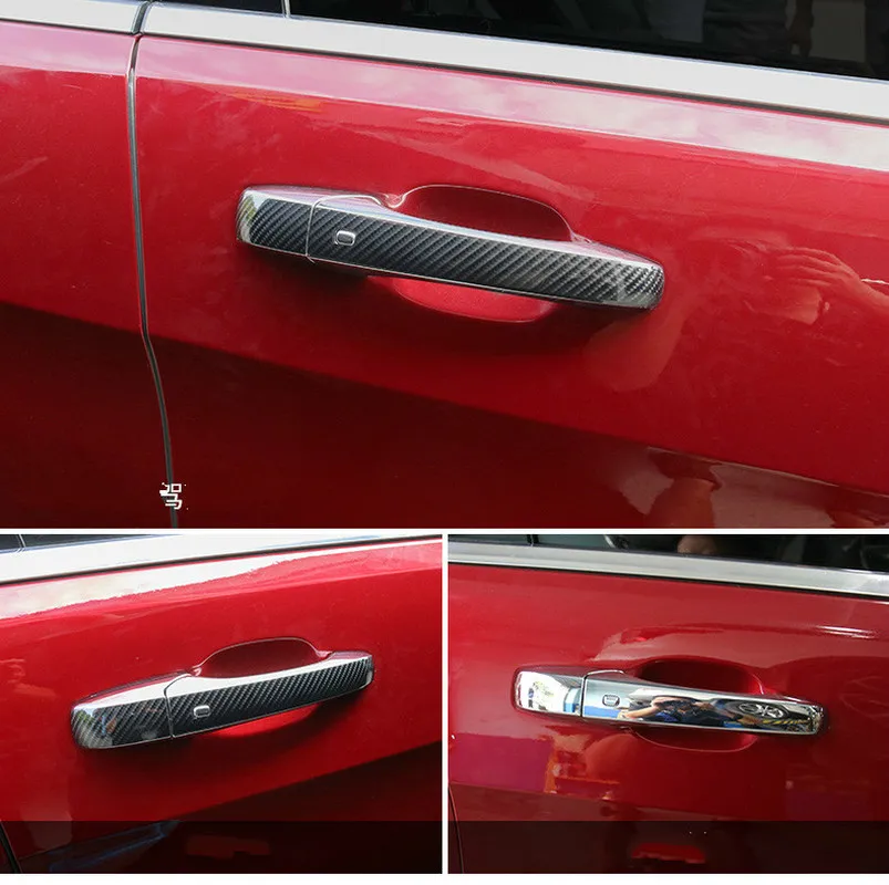 Для Dodge Caliber 2007 2008 2009 2010 2011 2012 новинка углеродное волокно хромированная крышка