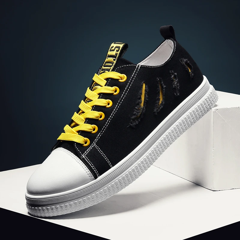 

Кроссовки для мужчин и женщин, Классические парусиновые туфли для скейтборда для студентов, дышащие белые кроссовки