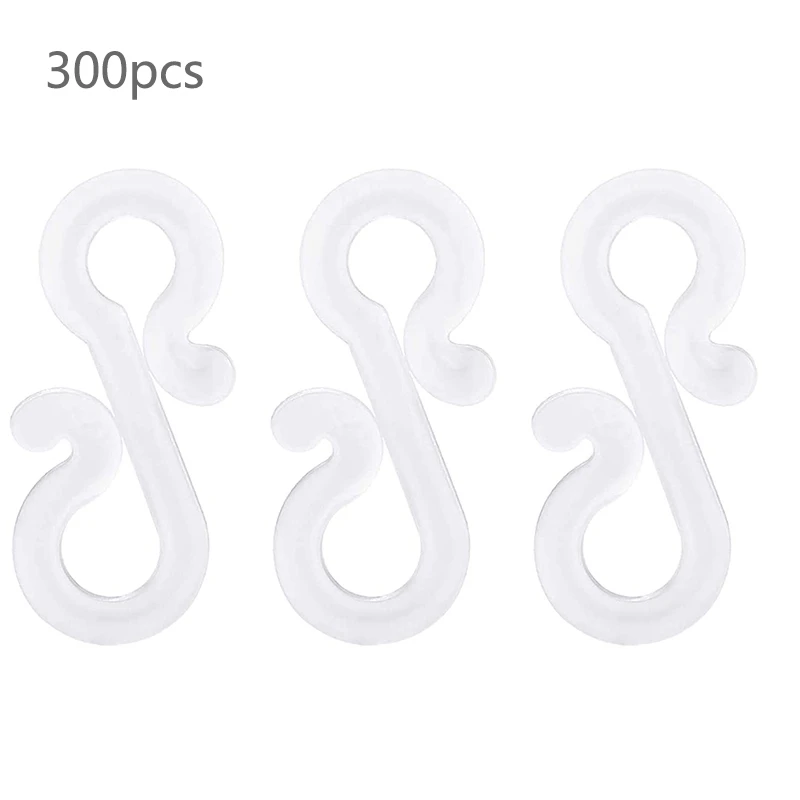 

300Pcs Christmas Light Clips Mini Gutter Hooks, Festival Decoration for Outdoor String Lights, Suitable for Xmas