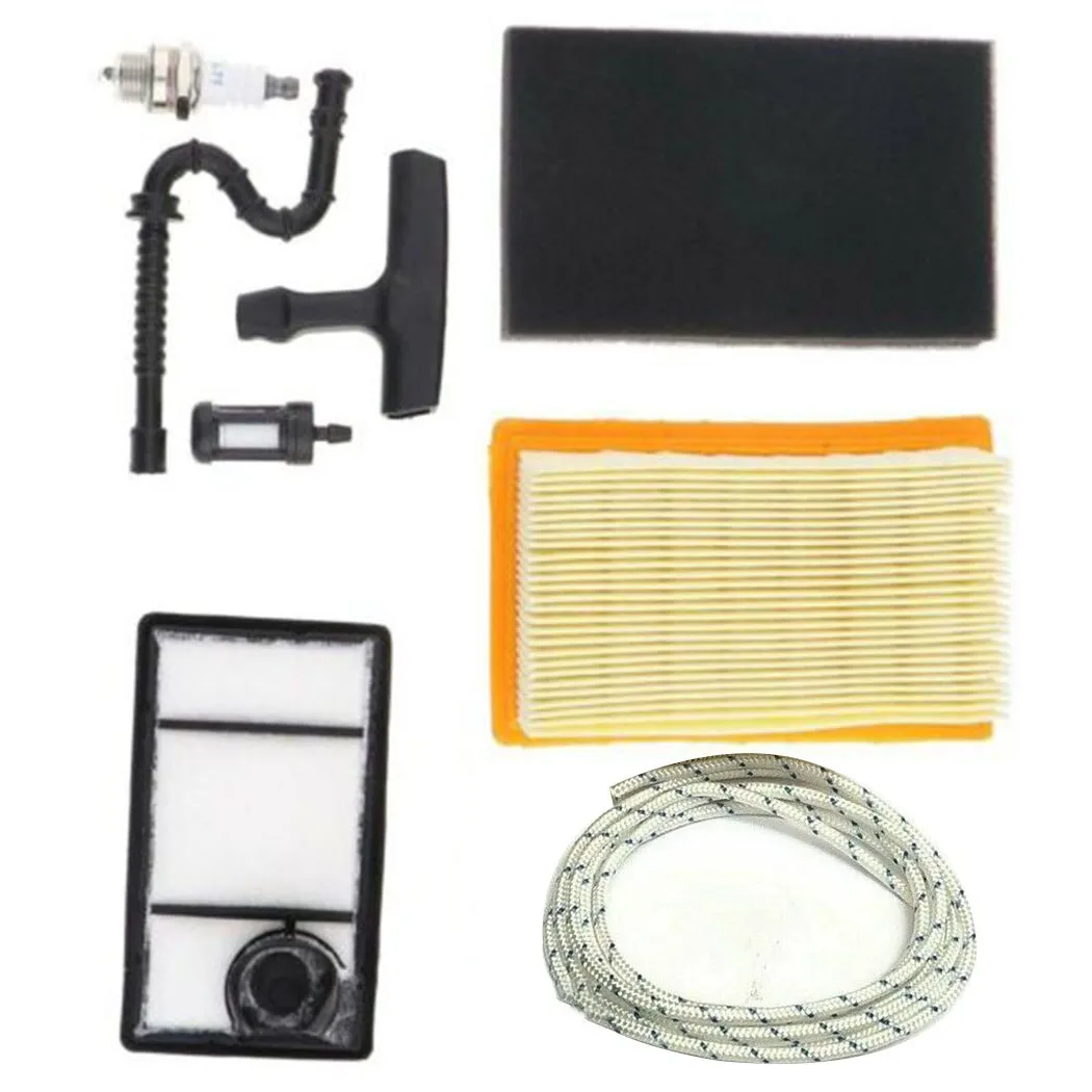 

Accessory Service Kit Air Filter Elements For STIHL TS400 Plug Fuel Pipe Pull Cord Fuel Filter Set Spark Plug