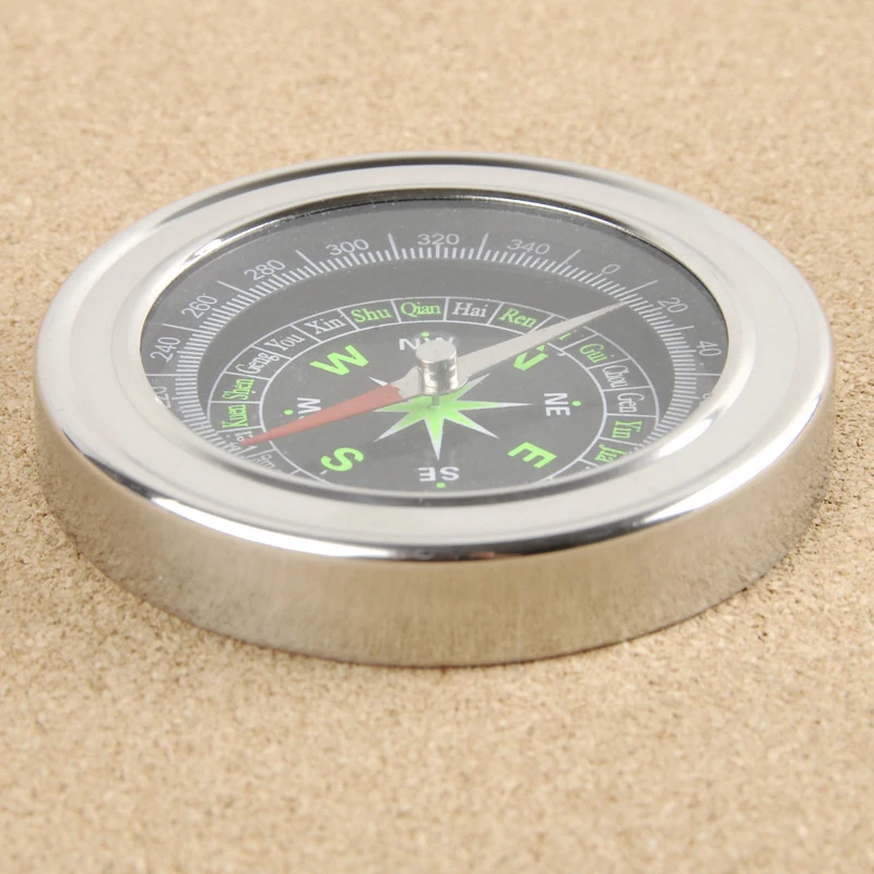 

New Metal Stainless Steel Large Compass Portable Compass Navigation Outdoor Activities Survival Equipment for Field Exploration