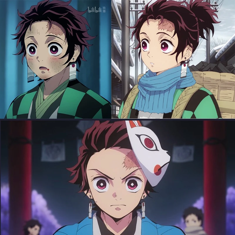 Аниме, ожерелье, демон, убийца, Kimetsu no Yaiba, ожерелье, Kamado Tanjirou, косплей, подвеска, ожерелье для женщин, мужчин, подарок