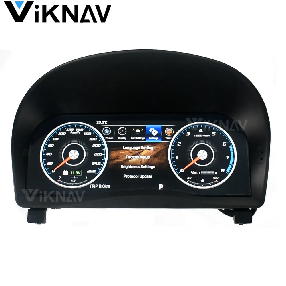 car lcd meter instrument dashboard screen multimedia player for toyota vellfire alphard 30 2015 2016 2017 2018 gps navigation free global shipping