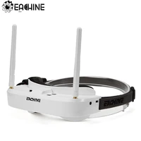 eachine ev100 720540 5 8g 72ch fpv goggles with dual antennas fan 18650 battery case rc drone spare part