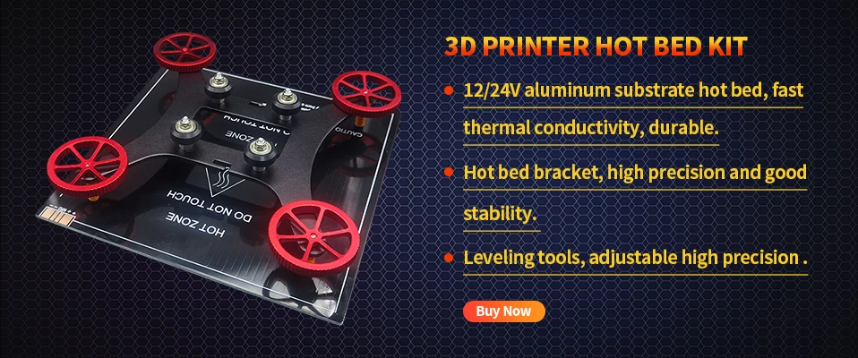 1Set/Pack 3D Printer Parts Heated Bed Spring Leveling Kit Adjustment Nut+Springs+ Screw Heatbed Kit For CR-10 Ender 3 MK3 Hotbed belt 3d printer
