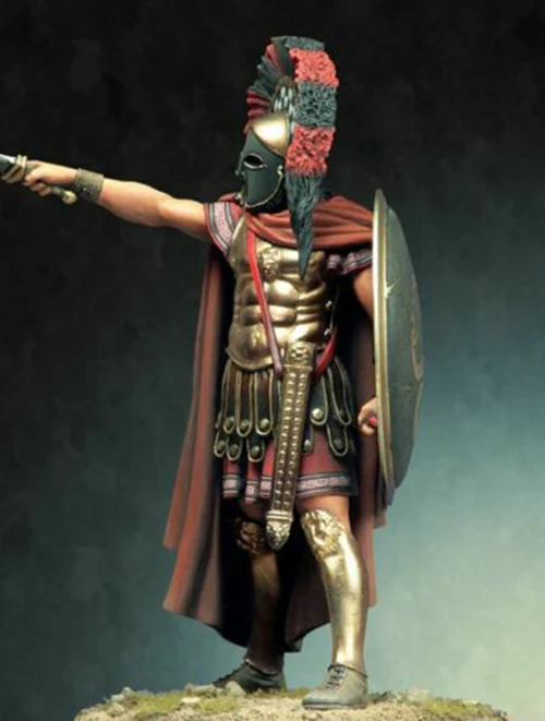 1/18 90 мм старинная подставка warrior с щитом (с основанием) модельная фигурка из смолы
