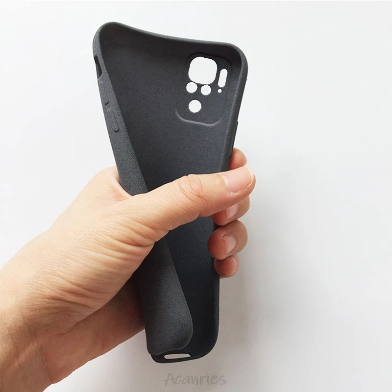 ultra thin sandstone matte phone case on for xiaomi redmi note 10 pro max 10s redmi note 10 5g soft tpu back covers coque capa free global shipping