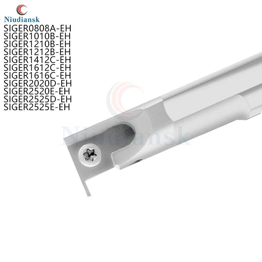 

SIGER0808A-EH Small Aperture Inner Hole Grooving Turning Tool Holder SIGER1616C-EH SIGER2020D SIGER2525D-EH CNC Lathe Tool SIGER