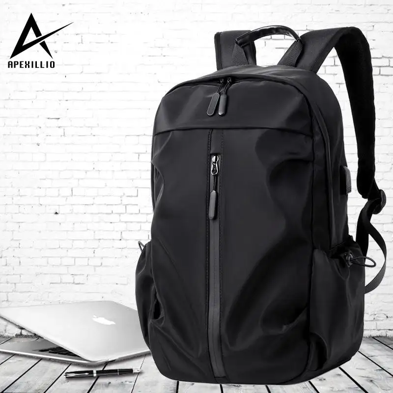 

Повседневный мужской рюкзак в новом стиле, уличный дорожный ранец, вместительная сумка для ноутбука