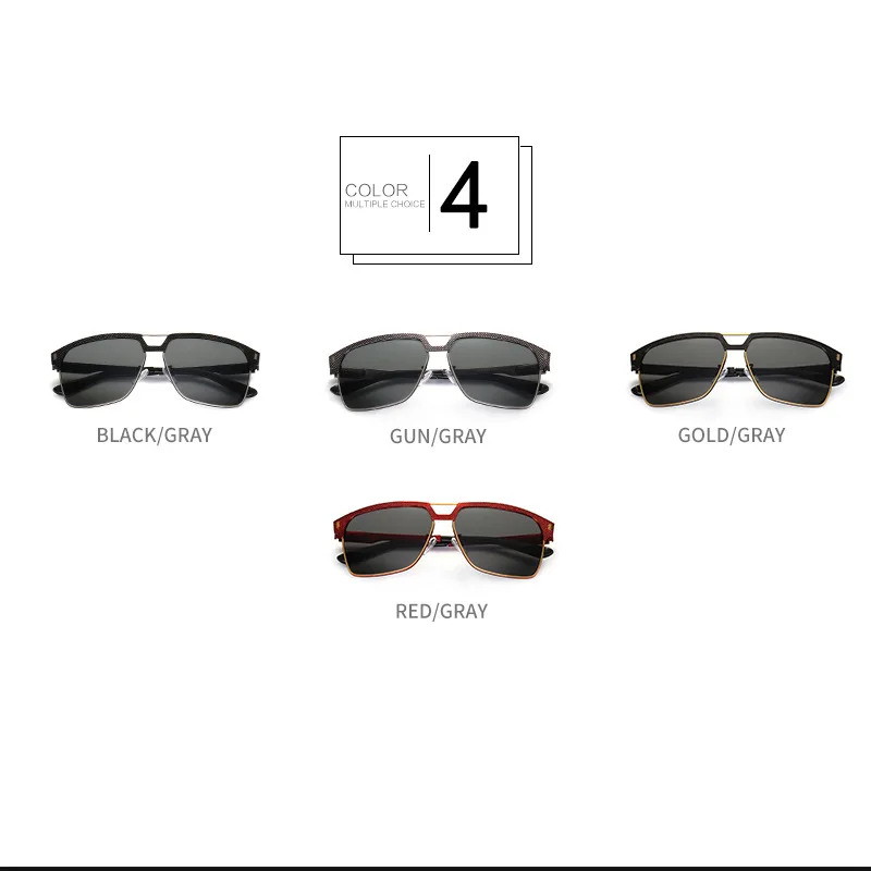 Поляризованные солнцезащитные очки HDclear мужские для рыбалки и вождения