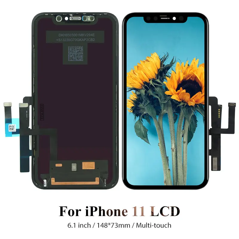 Для iPhone 11 дисплей 100% OEM LCD с Truetone цифрователь 3D сенсорный экран Замена