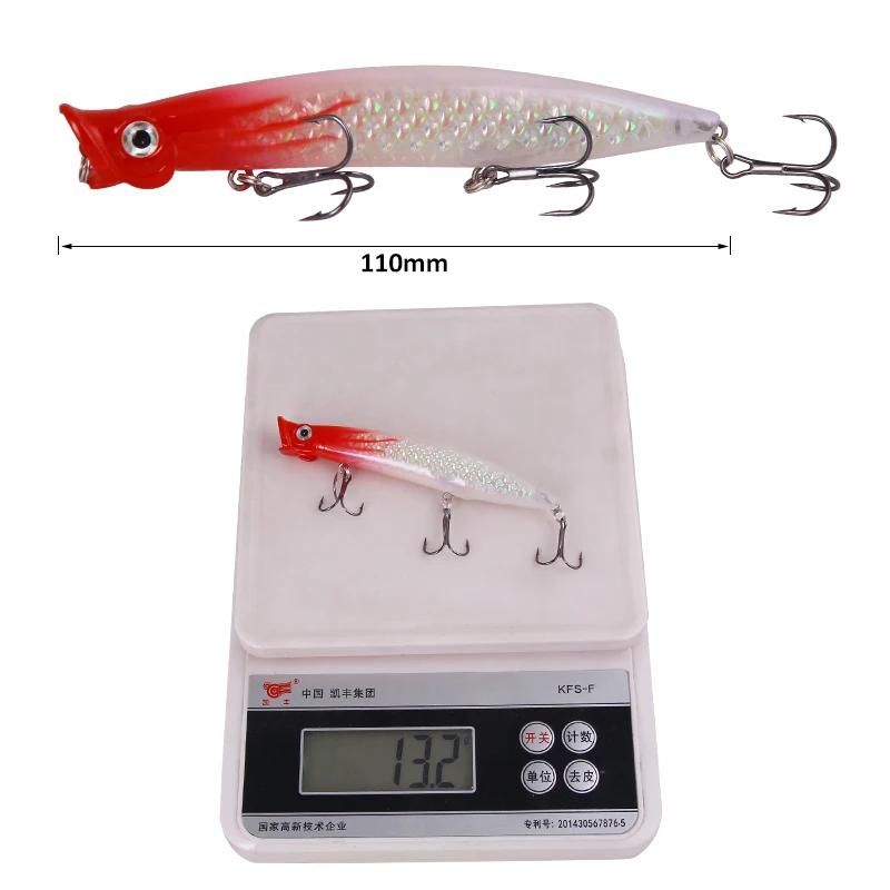 1PCS New lures fish bait wave climbing phantom hard artificial 13g 11cm floating fishing lure for sea | Спорт и развлечения