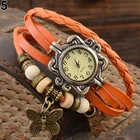 Винтажные женские наручные часы Montre Femme, женские часы ручной работы с подвеской-бабочкой, браслет, женские часы