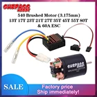 Высококачественный двигатель для внедорожников 540 с щеточным двигателем SURPASS HOBBY 13T 17T 21T 23T 27T 35T 45T 55T 80T с 60A ESC для радиоуправляемых внедорожников 110