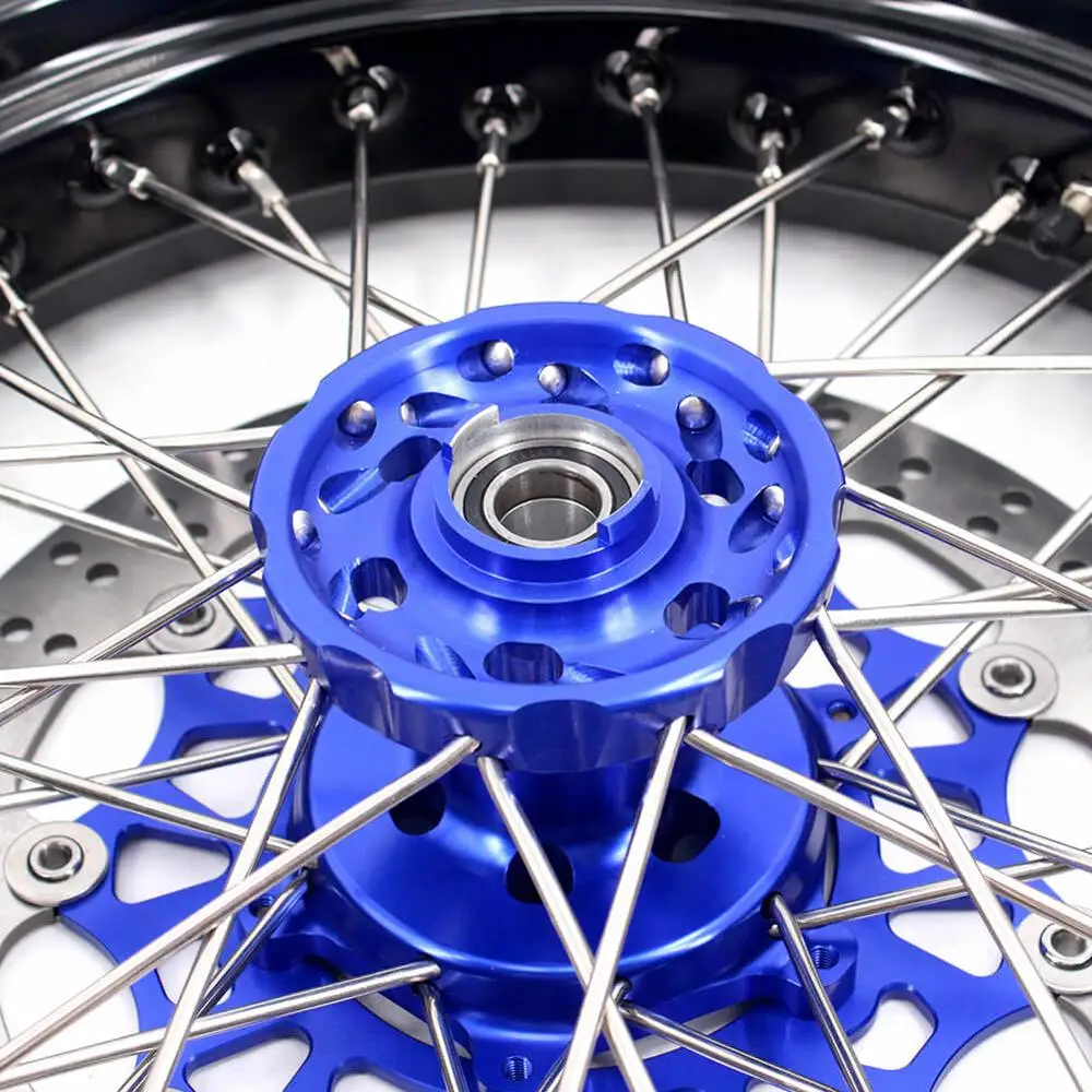 KKE 3. &amp 5 0 17 дюймовые колеса супермото для SUZUKI DRZ400S 00-18 DRZ400E 00-07 DRZ400 00-04 шины диски