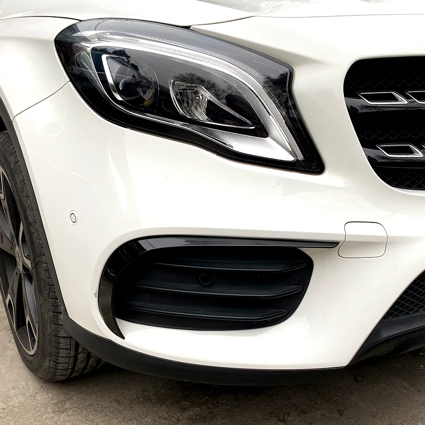 

Наклейки на передний бампер для Mercedes Benz GLA Class X156 Facelift AMG Line GLA180 GLA200 GLA220 2017 + аксессуары
