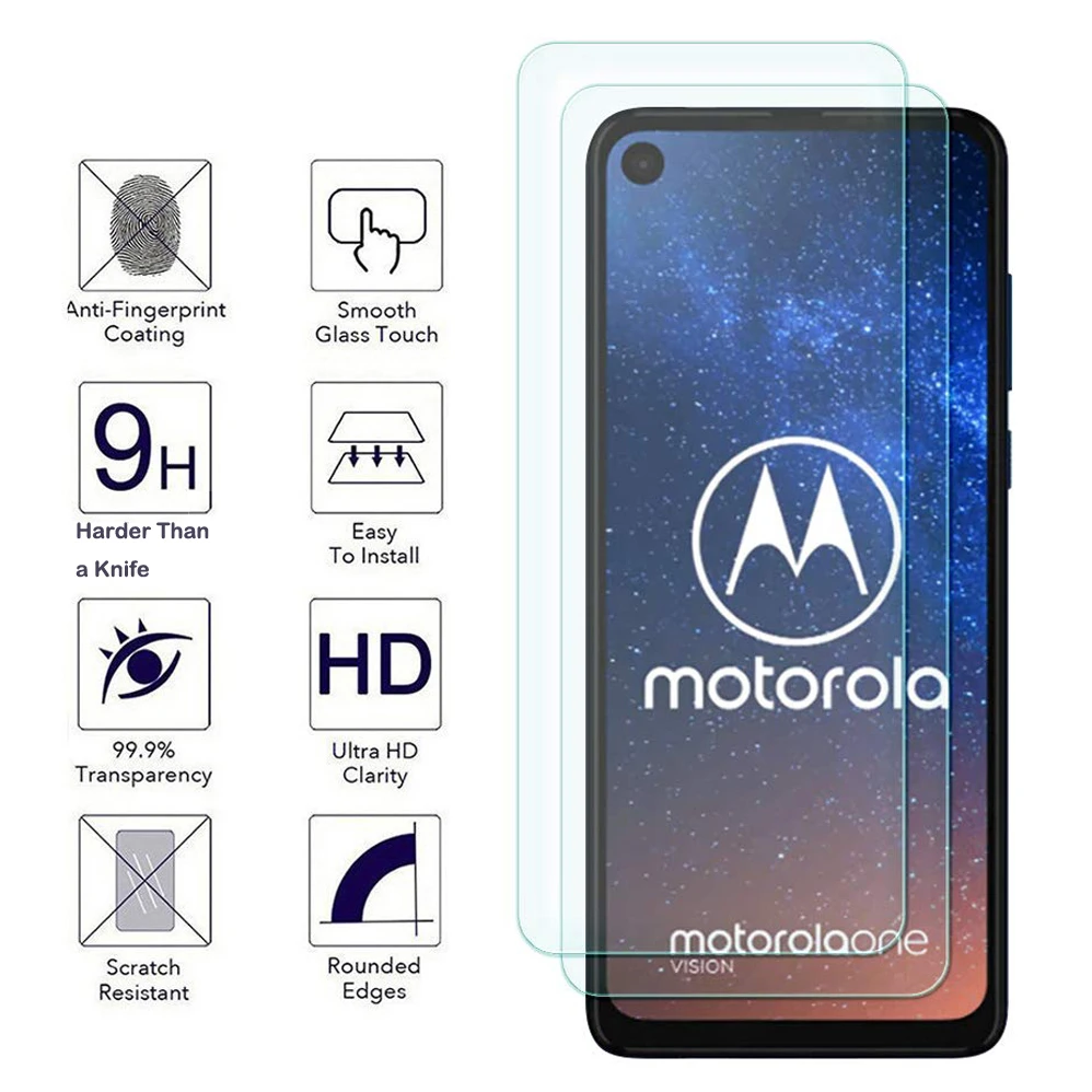 2 шт. закаленное стекло для Motorola Moto G9 G8 G10 G30 E6 G E6s E6i E7 Power Plus Pro Защита экрана One Action