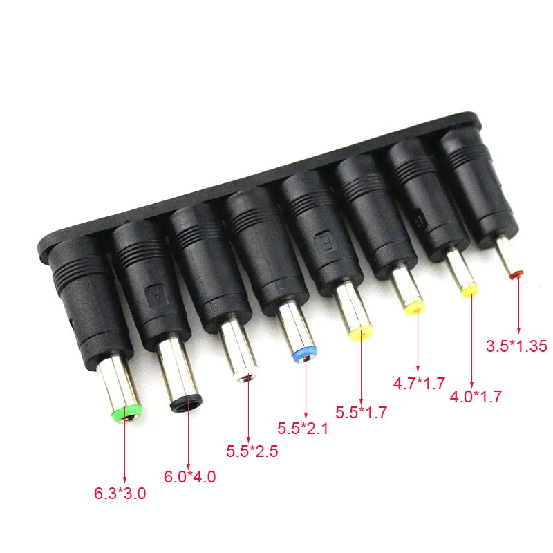 100 Set 5.5x2.1mm Universal Male Jack connector For DC Plugs AC Power Adapter Computer Cables Connectors Notebook Laptop 8pc/set |
