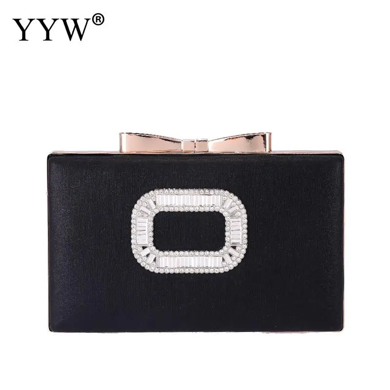 Черные элегантные клатчи женская вечерняя сумка для свадьбы выпускного бала
