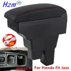 Подлокотник для Honda Jazz, подлокотник для Honda Fit Jazz 2, автомобильный подлокотник 2008-2013, 2009, 2010, 2011, 2012, ящик для хранения, автомобильные аксессуары