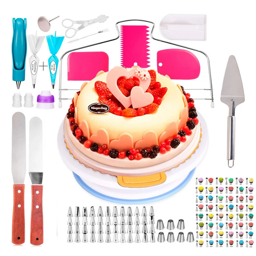 124 шт. Набор кондитерских сумок Кондитерские насадки инструменты для украшения