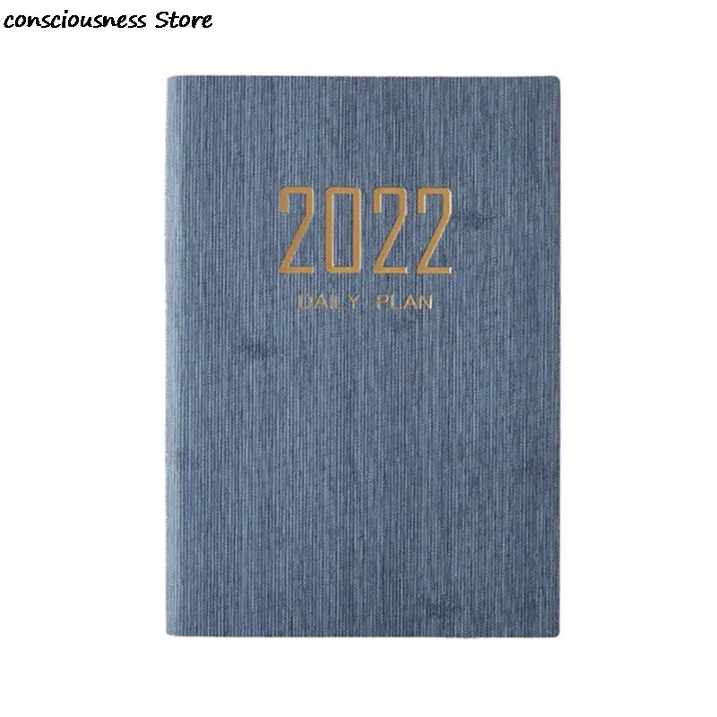 

2022 New Schedule Book English Inside Pages A5 Notebook Creative Planner Reminder Timetable Desk Dates Diary Planner