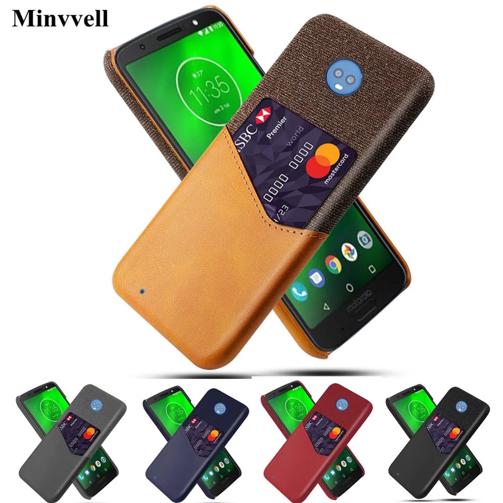 Деловой чехол для Motorola MOTO G7 Power Play G6 E6 E5 Z4 Force Чехол карт Moto P40 ONE P30 Note