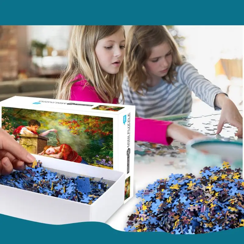 

Jigsaw Paper Puzzles for Adults & Kid's Challenge Jigsaw Landscape Educational Landscape Puzzles Game Play Toy 1000pcs