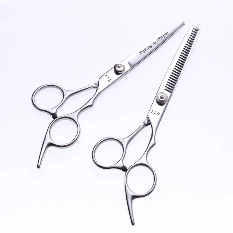 Японские Стальные Профессиональные Парикмахерские ножницы 6 0 набор ножниц для