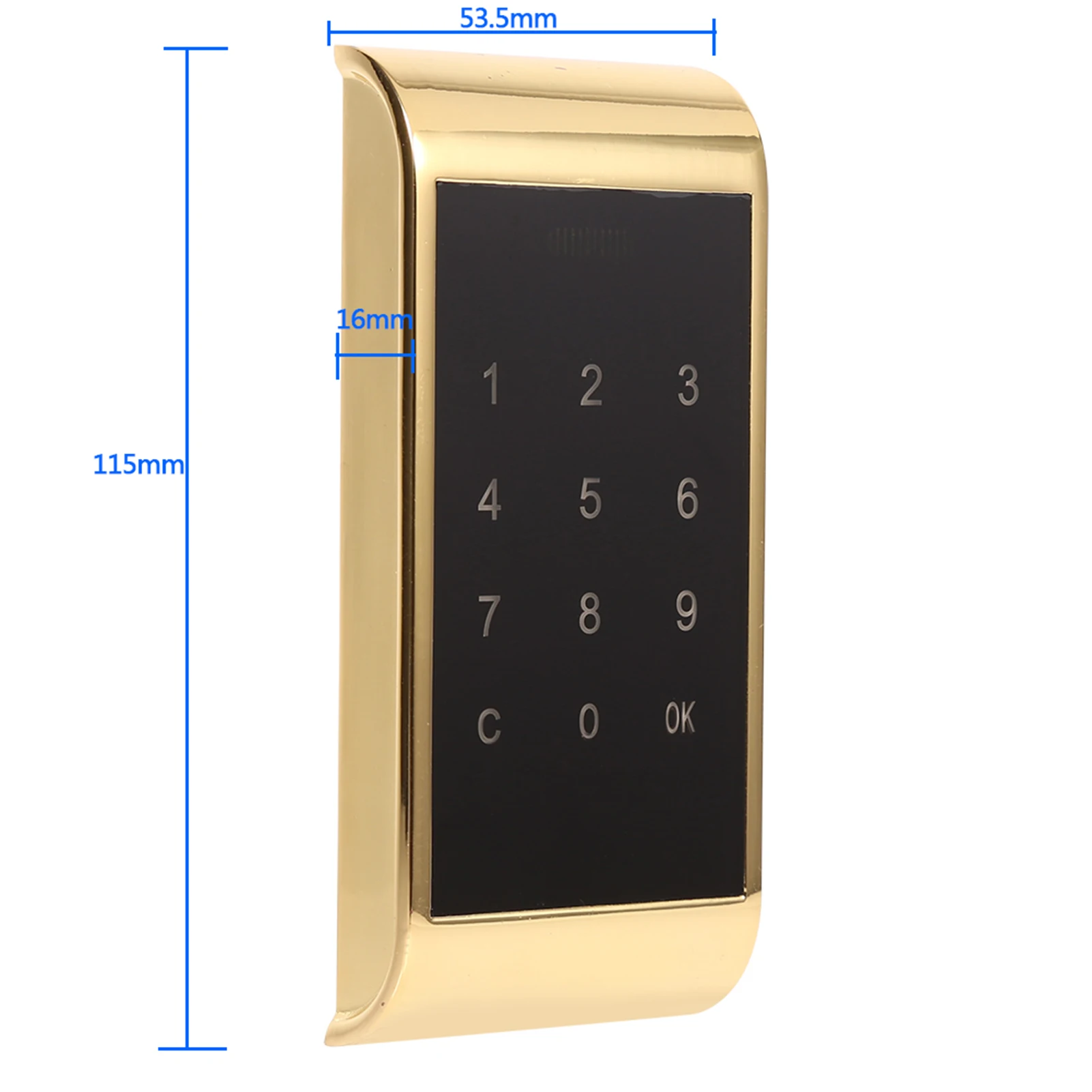 Электронный смарт замок для шкафов кодовый с сенсорной клавиатурой