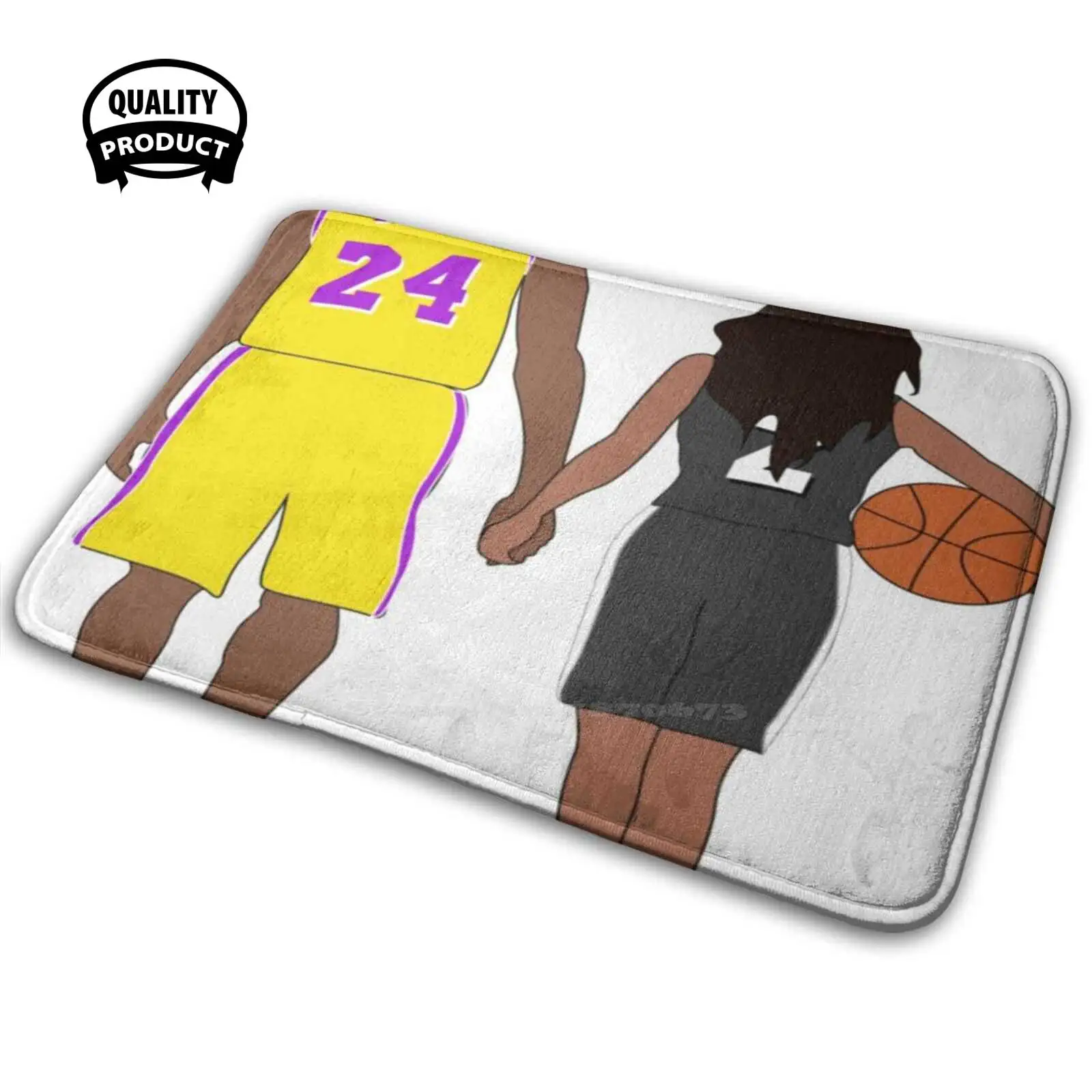 И мягкий домашний Противоскользящий коврик Gigi Брайант ковер и Rip | Дом сад