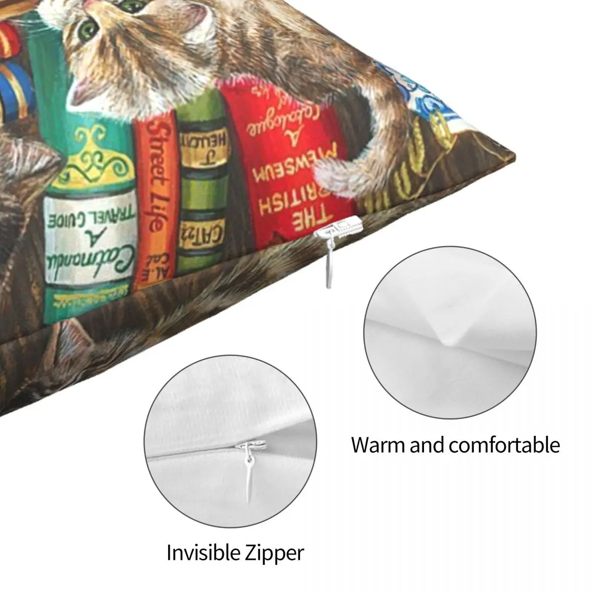 

Children's Forest Castle Decorative Pillowcase Throw Pillow Case Polyester Printing Pillow Cover 45x45cm