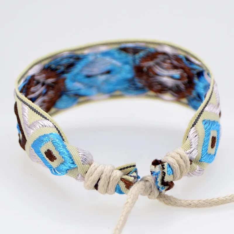 Плетеные веревки браслеты дружбы для женщин и мужчин хлопок ручная работа