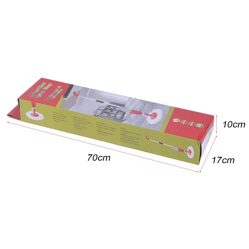 

Multifunctional Round Head Automatic Water Spray Microfiber Cloth Mop For Various Kinds Of Home Kitchen Floor Cleaning Tool