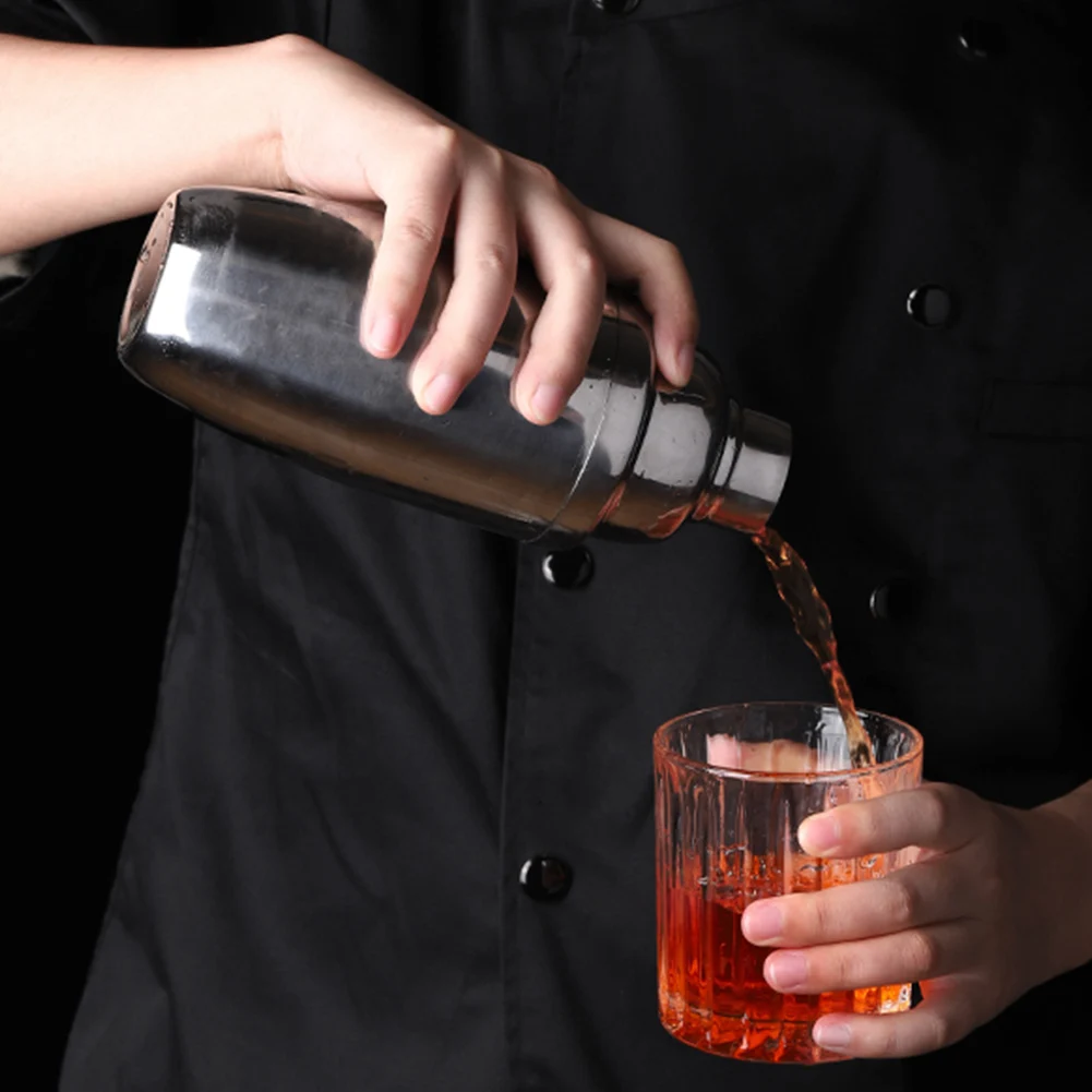 

10PCS/12PCS Cocktail Making Set Cocktail Shaker Set 750ml Stainless Steel Bar Tool Bartender Kit With Wooden Display Stand