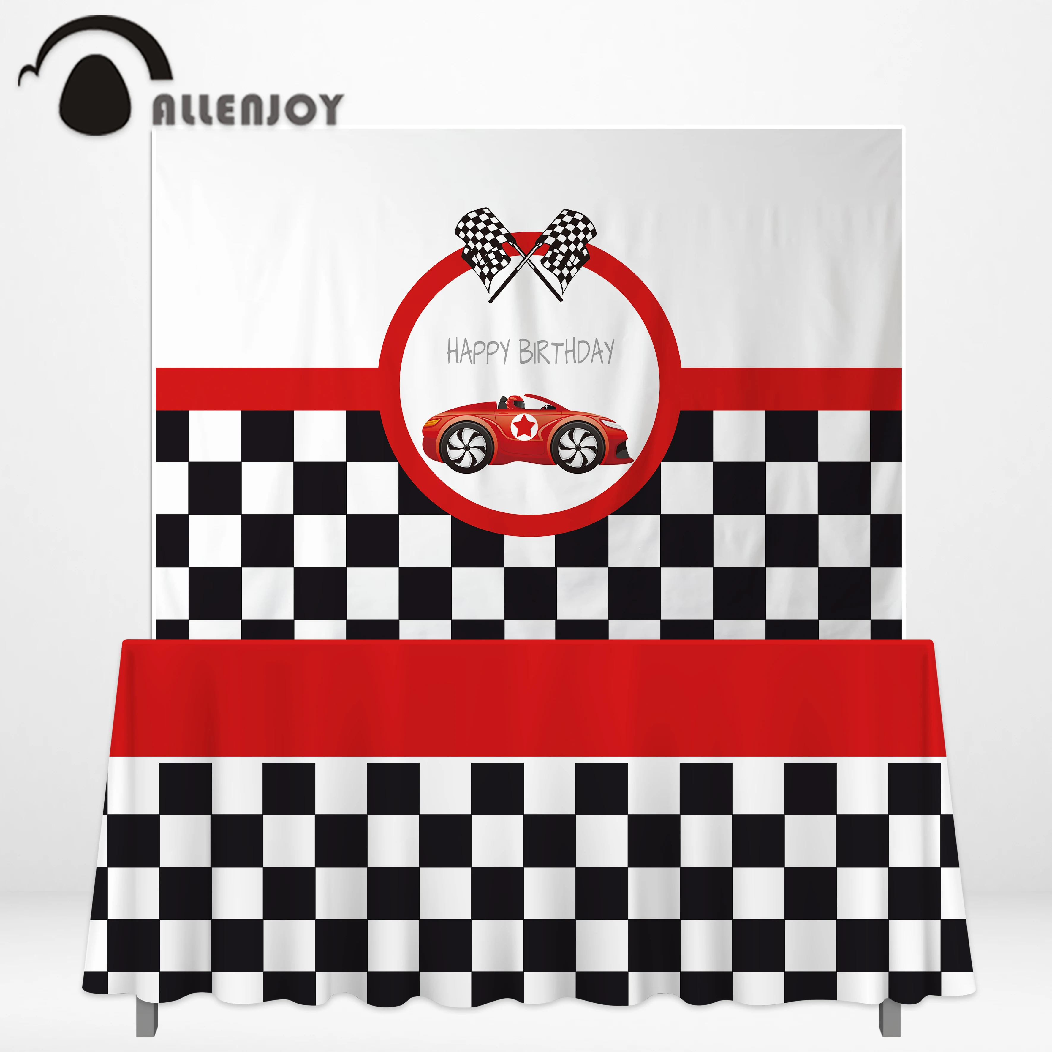 Фотофон allenjoy фоны на день рождения гоночный автомобиль баннер решетки