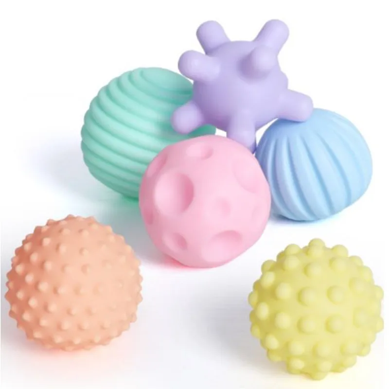 Детские игрушки ручной мяч для захвата текстурированный мульти детские