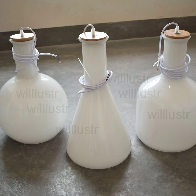 

Magic Bottle Pendant Lamp Restaurant Shop Hotel Bar Cafe Loft Modern Benjamin Hubert Labware Reproduction Glass Suspension Light