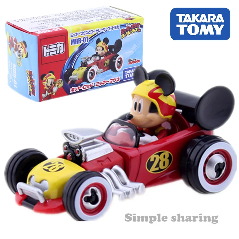 Takara Tomy Tomica Disney дорожные гонщики MRR 1 горячий стержень Микки Маус автомобиль поп