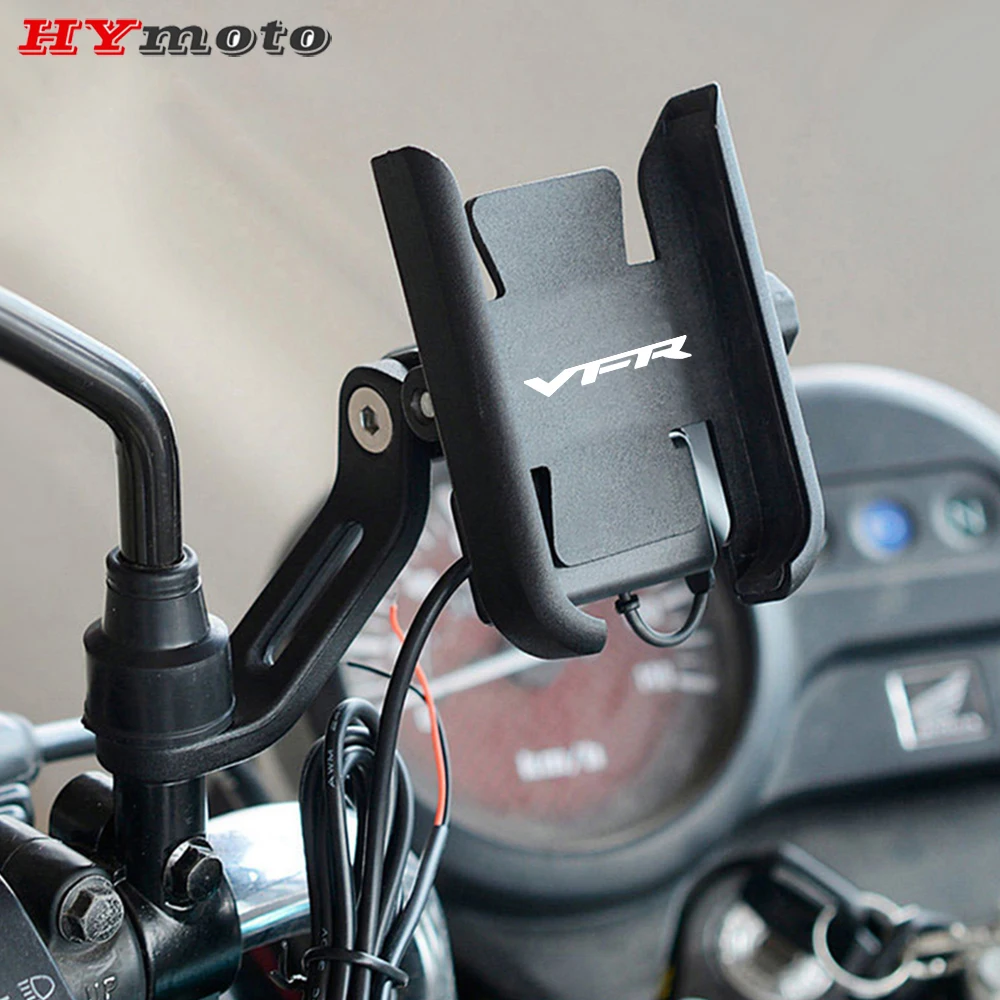 Кронштейн для GPS-навигатора с логотипом VFR HONDA VFR750 VFR800 VFR1200 VFR1200F мобильный телефон |