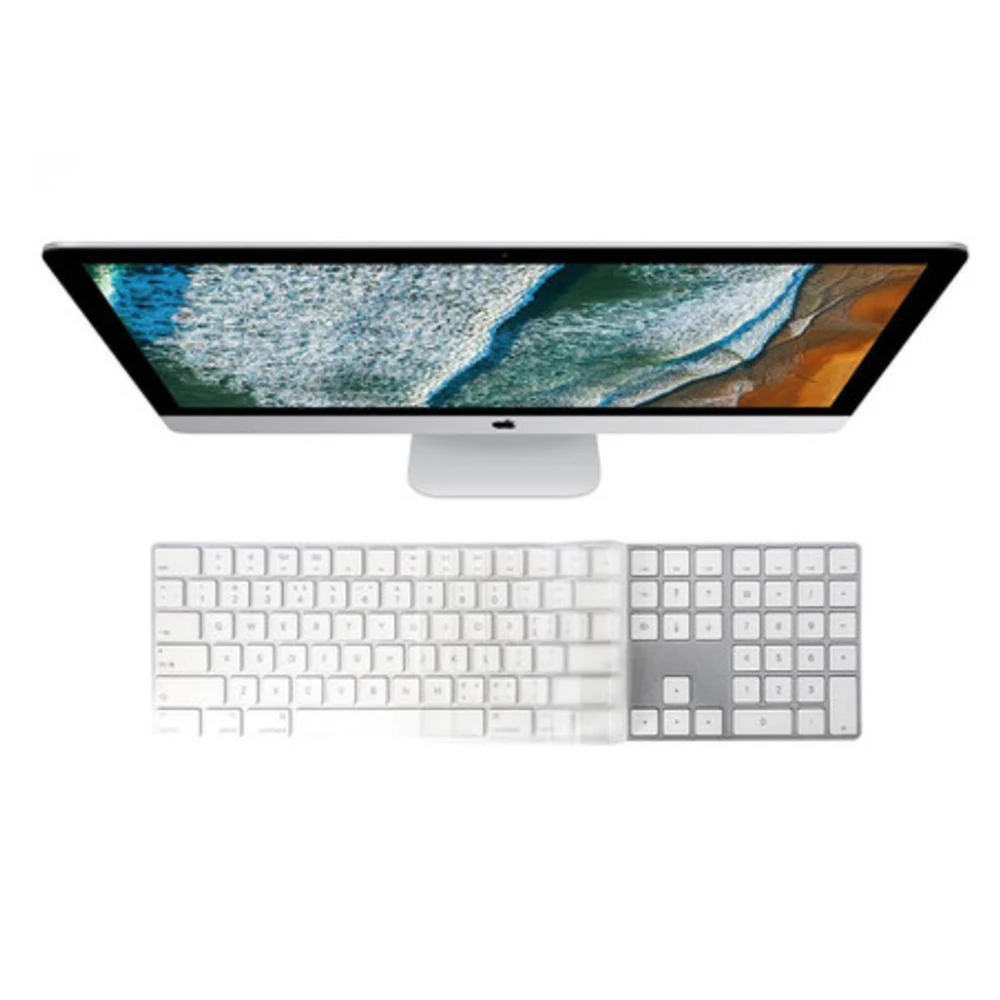 For Apple Wireless Bluetooth Magic Keyboard Cover iMac Keyboard case Silicone Clear EU US Film A1314A1644 A1843 A1243 Protector