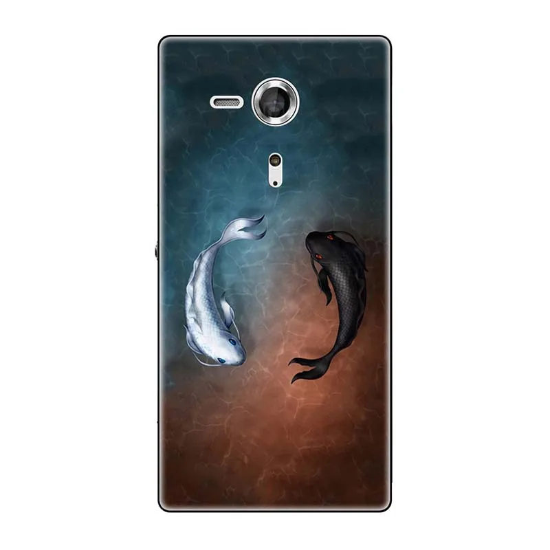 A087 Мягкие чехлы для sony Xperia SP M35 M35h M35C C5303 C5306 C5302 чехол с принтом(розы); волк милый чехол-крышка с узорами чехол для телефона чехол Fundas Para - Цвет: A087