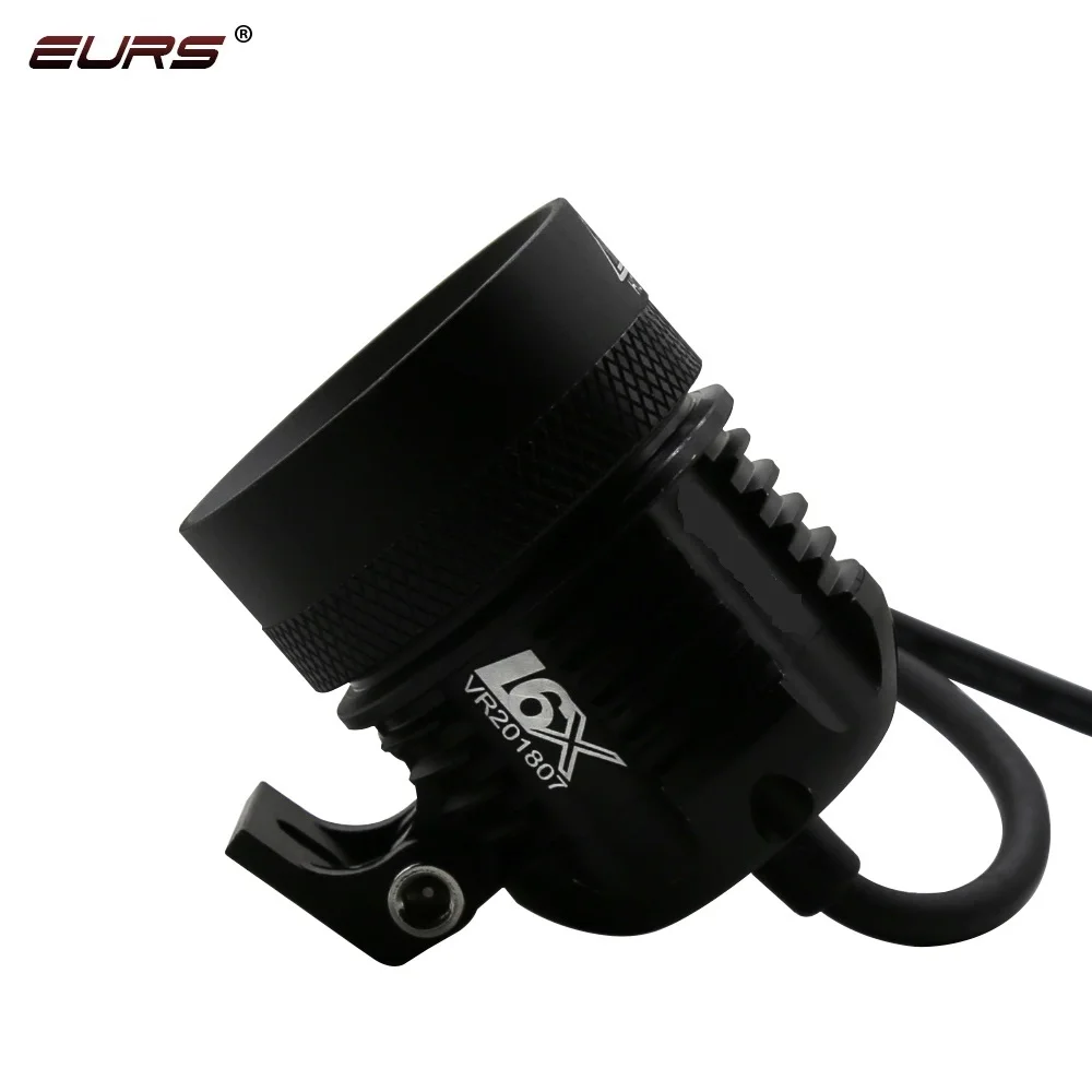 EURS, 2 шт., 6LED, мотоциклетный головной светильник, лампа, DRL, противотуманный светильник, 6000 K, 4000лм, белый, 6LED, фирменные фишки, точечный светильник, лампа для мотоцикла