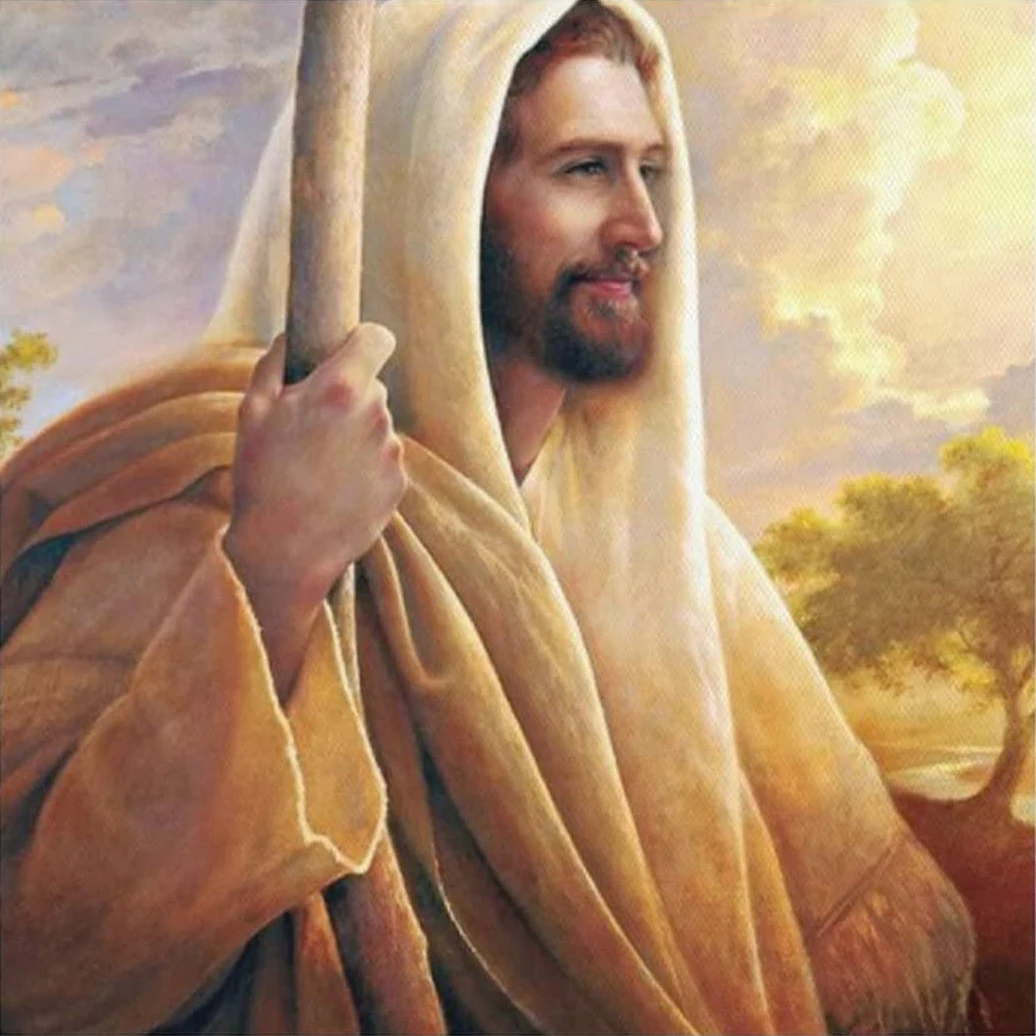 

Алмазная 5D картина «сделай сам» с изображением Иисуса на костяшках, полная выкладка, круглая/квадратная вышивка, наклейка, религиозный подарок