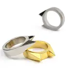 Кошачьими ушками Безопасность кольцо выживания кольцо для самозащиты Нержавеющаясталь Безопасность выживания для повседневного использования, инструмент для Для женщин мужчин Милая Пижама Hello Kitty, Пижамный костюм, оптовая продажа, 1 шт.