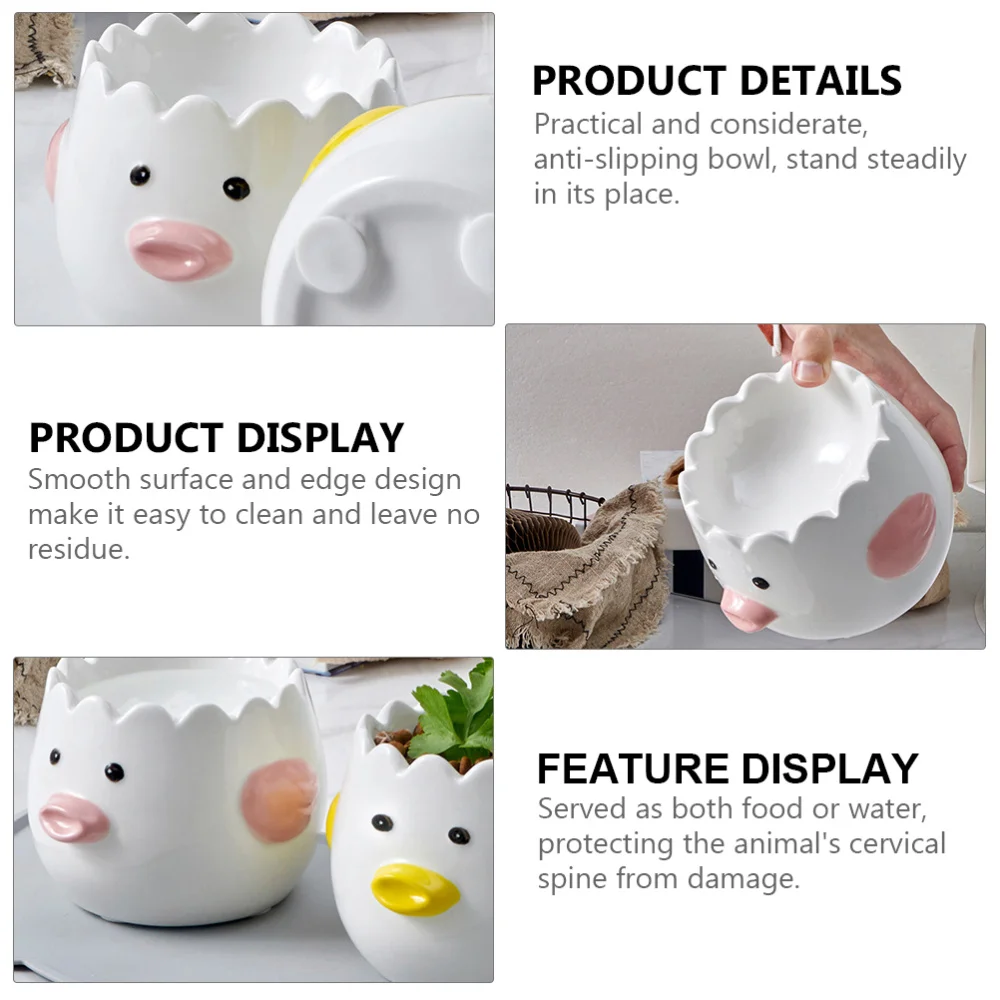 

Multifunction Pet Eating Drinking Bowl Pet Feeder Ceramic Pet Food Bowl for Cats