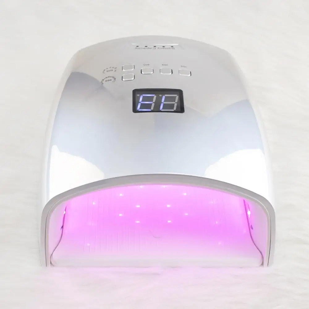 Pro беспроводные УФ светодиодный светильник для ногтей 54 Вт сушилка лампа машина
