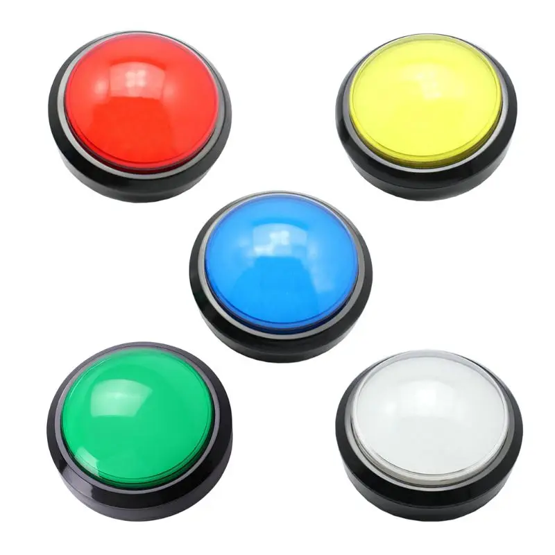 

1pc 100mm Big Round Push Button LED with Microswitch for DIY Arcade Game Machine
